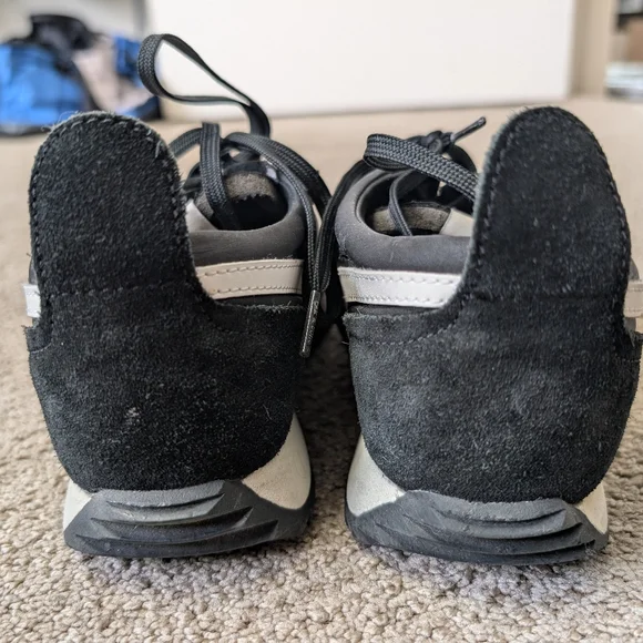 Rag & Bone Retro Runner Low Top Lace Sneakers Black White Womens EU 38.5 US 8.5 - Picture 7 of 8